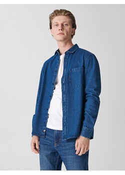Sinsay - Koszula jeansowa regular - Niebieski ze sklepu Sinsay w kategorii Koszule męskie - zdjęcie 146202283