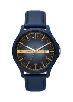 Armani Exchange zegarek męski kolor granatowy ze sklepu ANSWEAR.com w kategorii Zegarki - zdjęcie 146254794