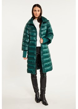 Długi, puchowy płaszcz z pikowaniem ze sklepu MONNARI w kategorii Płaszcze damskie - zdjęcie 146258511