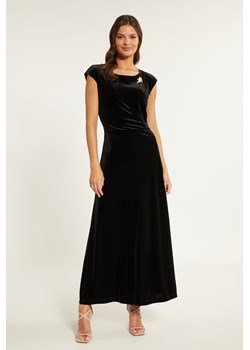 Sukienka maxi z welurowego materiału ze sklepu MONNARI w kategorii Sukienki - zdjęcie 146259502