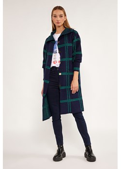 Swetrowy płaszcz z wzorem ze sklepu MONNARI w kategorii Płaszcze damskie - zdjęcie 146260670