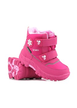 Śniegowce dla dziewczynki - AMERICAN CLUB Softshell HL 67/22, różowe ze sklepu ulubioneobuwie w kategorii Buty zimowe dziecięce - zdjęcie 146271472
