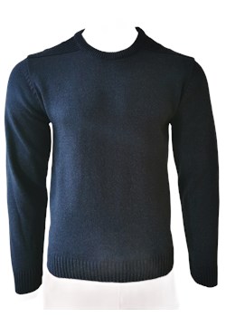 Sweter męski pod szyję - granat - M - M ze sklepu Swetry Lasota w kategorii Swetry męskie - zdjęcie 146271914
