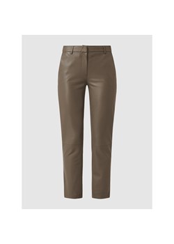 Spodnie skórzane z wpuszczanymi kieszeniami model ‘Stage’ ze sklepu Peek&Cloppenburg  w kategorii Spodnie damskie - zdjęcie 146353151