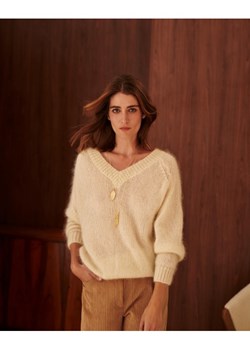 Sweter ROSINI ecru ze sklepu Anataka w kategorii Swetry damskie - zdjęcie 146356393