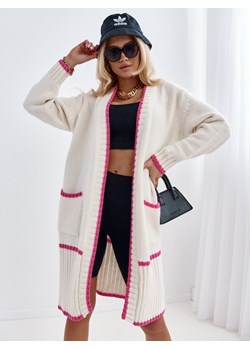 Sweter Jill Cocomore Amarantowy ze sklepu Lisa Mayo w kategorii Swetry damskie - zdjęcie 146367424
