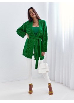 Sweter Mayla Cocomore Zielony ze sklepu Lisa Mayo w kategorii Swetry damskie - zdjęcie 146367593