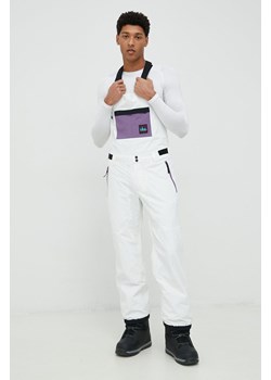 Quiksilver spodnie Fly High kolor biały ze sklepu ANSWEAR.com w kategorii Spodnie męskie - zdjęcie 146396760
