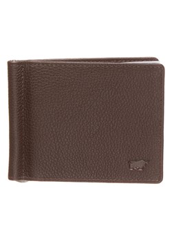 Skórzany portfel w kolorze brązowym - 11,5 x 9 x 0,5 cm ze sklepu Limango Polska w kategorii Portfele męskie - zdjęcie 146400813