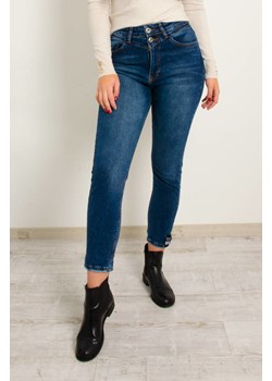 SPODNIE JEANSOWE MOM FIT Z WYSOKIM STANEM ze sklepu olika.com.pl w kategorii Jeansy damskie - zdjęcie 146407034