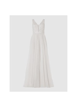 Suknia ślubna z ozdobnym obszyciem ze sklepu Peek&Cloppenburg  w kategorii Sukienki - zdjęcie 146410624