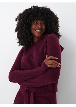 Mohito - Sweter z kapturem - Bordowy ze sklepu Mohito w kategorii Swetry damskie - zdjęcie 146421881