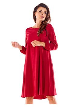 Awama Sukienka w kolorze czerwonym ze sklepu Limango Polska w kategorii Sukienki - zdjęcie 146440580