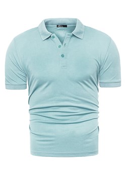koszulka polo Eutex - błękit ze sklepu Risardi w kategorii T-shirty męskie - zdjęcie 146441351