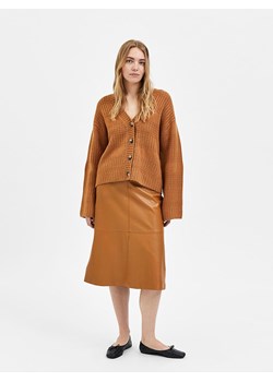 SELECTED FEMME Kardigan &quot;Fry&quot; w kolorze karmelowym ze sklepu Limango Polska w kategorii Swetry damskie - zdjęcie 146514004