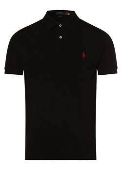 Polo Ralph Lauren Męska koszulka polo Mężczyźni Bawełna czarny jednolity ze sklepu vangraaf w kategorii T-shirty męskie - zdjęcie 146514720