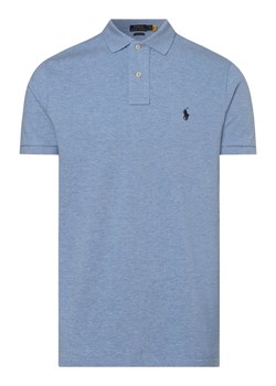 Polo Ralph Lauren Męska koszulka polo Mężczyźni Bawełna jasnoniebieski marmurkowy ze sklepu vangraaf w kategorii T-shirty męskie - zdjęcie 146514724