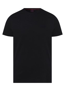 Superdry T-shirt męski Mężczyźni Bawełna granatowy jednolity ze sklepu vangraaf w kategorii T-shirty męskie - zdjęcie 146515153