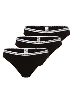 Tommy Hilfiger Stringi, opakowanie po 3 szt. Kobiety Dżersej czarny jednolity ze sklepu vangraaf w kategorii Majtki damskie - zdjęcie 146515323