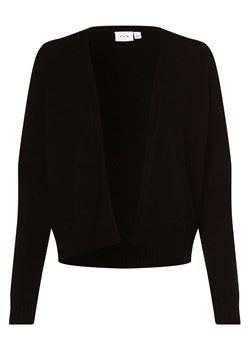 Vila Dzianinowe wdzianko Kobiety Sztuczne włókno czarny jednolity ze sklepu vangraaf w kategorii Swetry damskie - zdjęcie 146515620