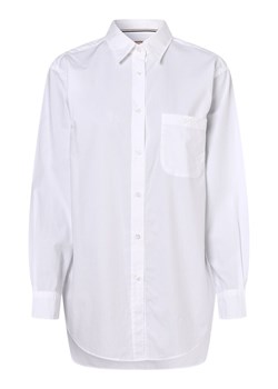 BOSS Bluzka damska Kobiety Bawełna biały jednolity ze sklepu vangraaf w kategorii Koszule damskie - zdjęcie 146515902