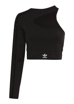 adidas Originals Damska koszulka z długim rękawem Kobiety Dżersej antracytowy jednolity ze sklepu vangraaf w kategorii Bluzki damskie - zdjęcie 146516211