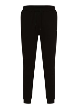 BOSS Green Spodnie dresowe Mężczyźni Bawełna czarny jednolity ze sklepu vangraaf w kategorii Spodnie męskie - zdjęcie 146517391