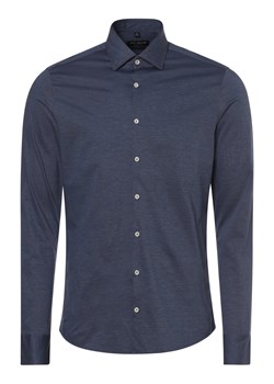 Van Graaf Koszula męska Mężczyźni Slim Fit Bawełna indygo marmurkowy kołnierzyk kent ze sklepu vangraaf w kategorii Koszule męskie - zdjęcie 146517943