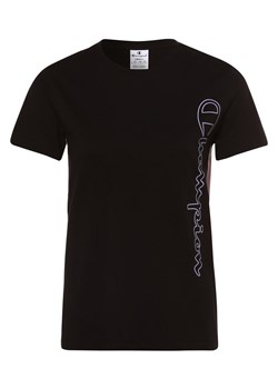 Champion T-shirt damski Kobiety Dżersej czarny nadruk ze sklepu vangraaf w kategorii Bluzki damskie - zdjęcie 146518074