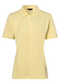 Marie Lund Damska koszulka polo Kobiety Bawełna żółty jednolity ze sklepu vangraaf w kategorii Bluzki damskie - zdjęcie 146518103