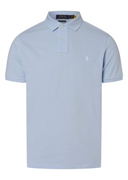Polo Ralph Lauren Męska koszulka polo Mężczyźni Bawełna jasnoniebieski jednolity ze sklepu vangraaf w kategorii T-shirty męskie - zdjęcie 146518220