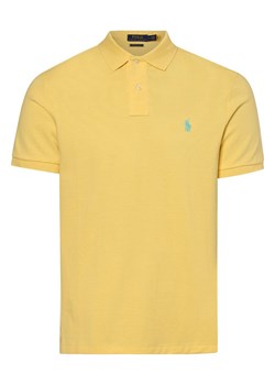Polo Ralph Lauren Męska koszulka polo Mężczyźni Bawełna żółty jednolity ze sklepu vangraaf w kategorii T-shirty męskie - zdjęcie 146518221