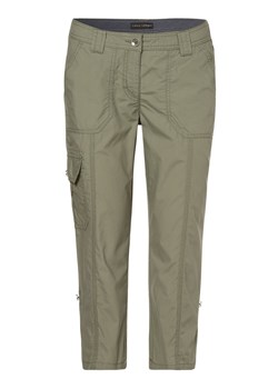 Franco Callegari Spodnie Kobiety Bawełna seledynowy jednolity ze sklepu vangraaf w kategorii Spodnie damskie - zdjęcie 146518500