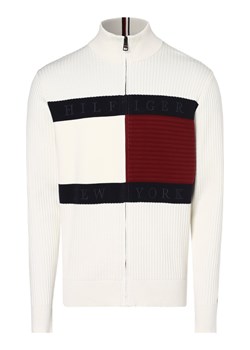 Tommy Hilfiger Kardigan męski Mężczyźni écru wzorzysty ze sklepu vangraaf w kategorii Swetry męskie - zdjęcie 146518964