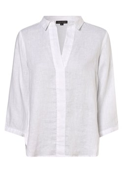 Franco Callegari Damska bluzka lniana Kobiety len biały jednolity ze sklepu vangraaf w kategorii Bluzki damskie - zdjęcie 146520762