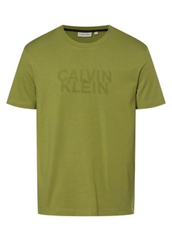 Calvin Klein T-shirt męski Mężczyźni Bawełna groszkowy nadruk ze sklepu vangraaf w kategorii T-shirty męskie - zdjęcie 146521553