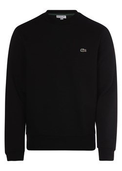 Lacoste Męska bluza nierozpinana Mężczyźni Materiał dresowy czarny jednolity ze sklepu vangraaf w kategorii Bluzy męskie - zdjęcie 146521583
