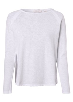 Rich & Royal Damska koszulka z długim rękawem Kobiety Bawełna biały jednolity ze sklepu vangraaf w kategorii Bluzki damskie - zdjęcie 146522053