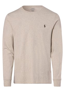 Polo Ralph Lauren Męska koszulka z długim rękawem Mężczyźni Bawełna beżowy jednolity ze sklepu vangraaf w kategorii T-shirty męskie - zdjęcie 146522960