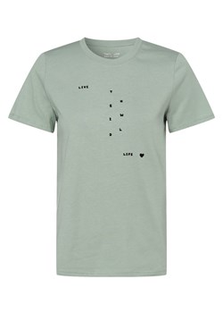 Marie Lund T-shirt damski Kobiety Bawełna miętowy nadruk ze sklepu vangraaf w kategorii Bluzki damskie - zdjęcie 146523090