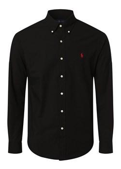 Polo Ralph Lauren Koszula męska Mężczyźni Modern Fit Bawełna czarny jednolity button down ze sklepu vangraaf w kategorii Koszule męskie - zdjęcie 146523324