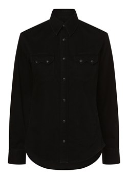 The Kooples Damska koszula jeansowa Kobiety Bawełna czarny jednolity ze sklepu vangraaf w kategorii Koszule damskie - zdjęcie 146523383