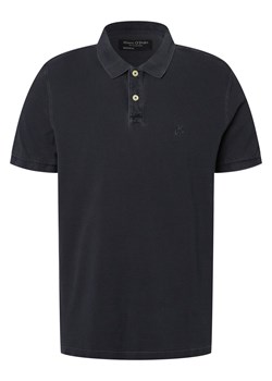 Marc O'Polo Męska koszulka polo Mężczyźni Bawełna granatowy jednolity ze sklepu vangraaf w kategorii T-shirty męskie - zdjęcie 146523520