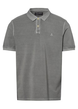 Marc O'Polo Męska koszulka polo Mężczyźni Bawełna szary jednolity ze sklepu vangraaf w kategorii T-shirty męskie - zdjęcie 146523521