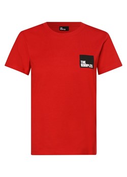 The Kooples T-shirt damski Kobiety Bawełna czerwony jednolity ze sklepu vangraaf w kategorii Bluzki damskie - zdjęcie 146523561