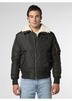 Alpha Industries Kurtka męska Mężczyźni Sztuczne włókno khaki jednolity ze sklepu vangraaf w kategorii Kurtki męskie - zdjęcie 146523920