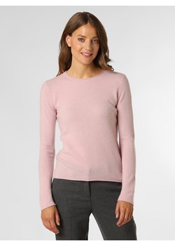 Marie Lund - Sweter damski z czystego kaszmiru, różowy ze sklepu vangraaf w kategorii Swetry damskie - zdjęcie 146524010
