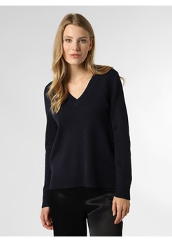 Ipuri Essentials - Sweter damski z czystego kaszmiru, niebieski ze sklepu vangraaf w kategorii Swetry damskie - zdjęcie 146524151