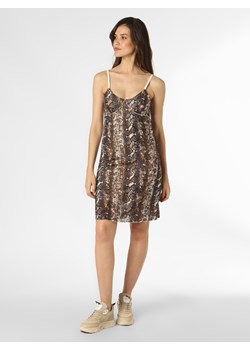 adidas Originals Sukienka damska Kobiety Sztuczne włókno beżowy wzorzysty ze sklepu vangraaf w kategorii Sukienki - zdjęcie 146524624