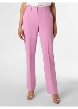 HUGO Spodnie Kobiety Sztuczne włókno bzowy jednolity ze sklepu vangraaf w kategorii Spodnie damskie - zdjęcie 146525001